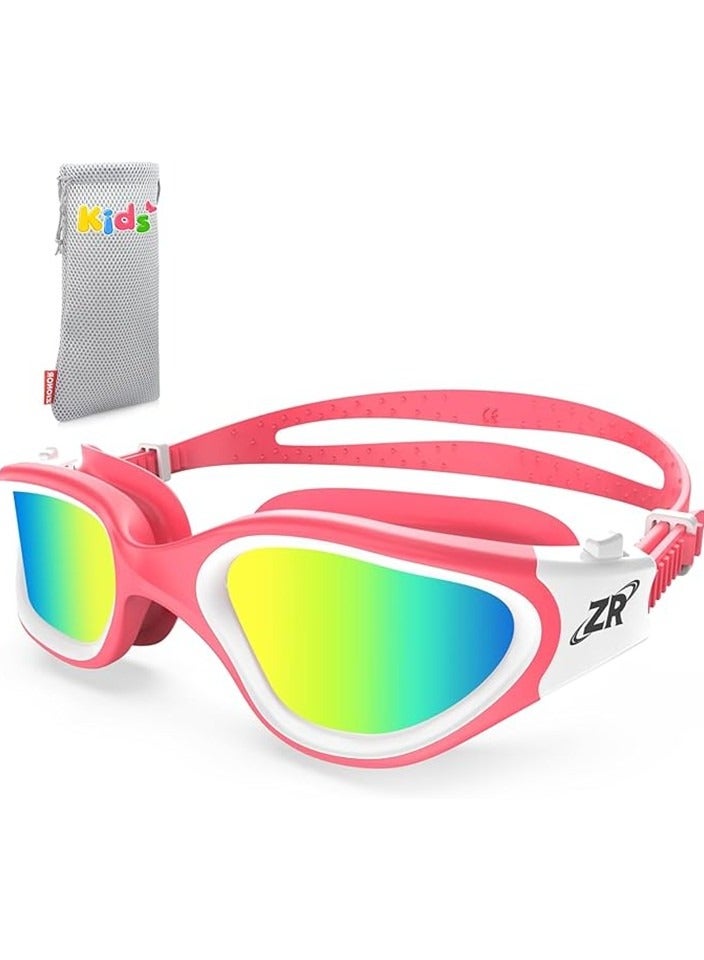 G1MNI Kids Polarized Swim Goggles Anti-fog UV Protection for Girls Boys